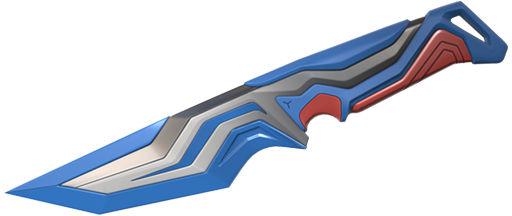 Striker Knife
(Variant 3 Blue/White/Red)